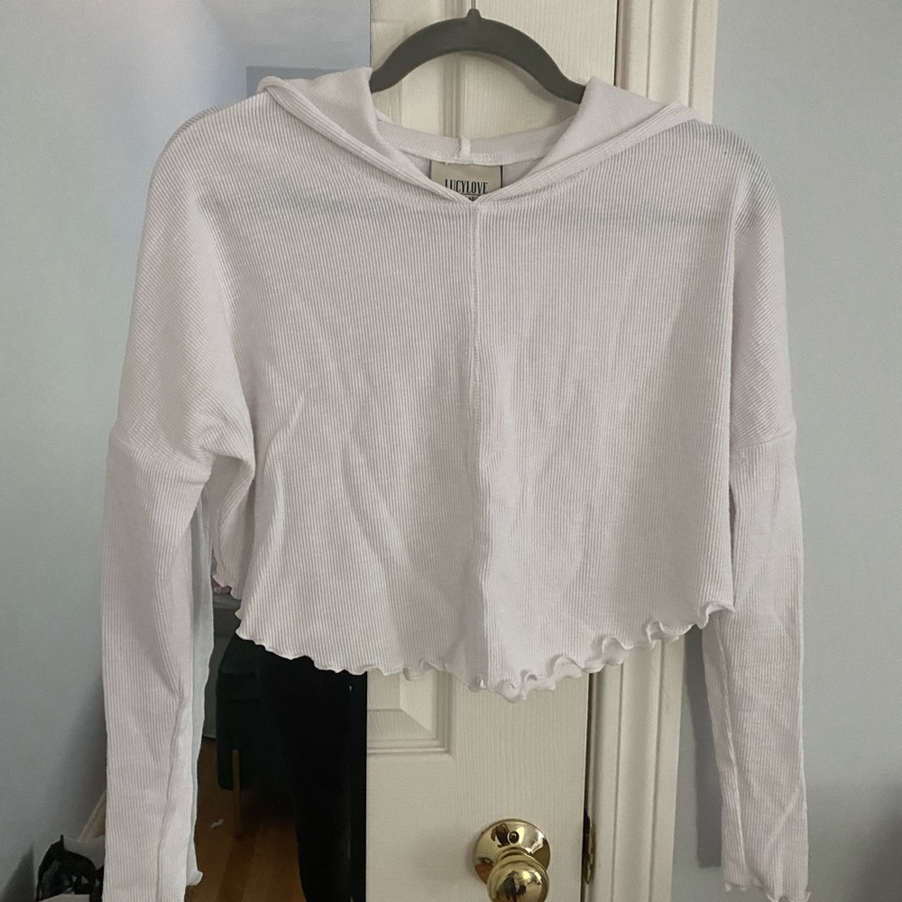 Lucy Love crop hoodie!! Worn once :)